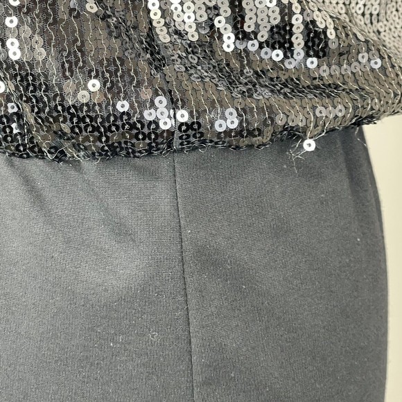 Friends Women One Should Sequin Black Dress Sz M - Picture 11 of 15